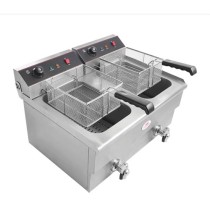 Caterina 2x10lts Heavy Duty Fryer With Outlet CT-193