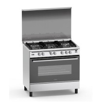 Haier 5 Gas 60 x 90 Standing Cooker with Electric Long Oven HCR6050EES