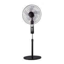Ramtons 16" inch Black Stand Fan with 4 Speed RM/668