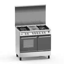 Haier 4G+2E 60 x 90 Standing Cooker with Oven with Rotisserie HCR6042DES