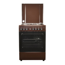 VON 4 Gas Standing Cooker + Gas oven 5534 Brown