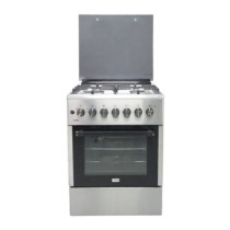 Mika 4G Burners + Electric Oven Standing Cooker with Rotisserie MST624HI/TS6W