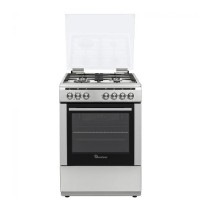 Ramtons 4GAS 60X60 Stainless Steel Standing Cooker RF/497