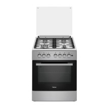 Haier 4 Gas 60 x 60 Standing Cooker with Electric Oven HCR2040EES