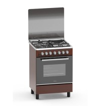 Haier 3G+1E 60x60cm Standing Cooker with Electric Oven HCR2031EED1 (brown)